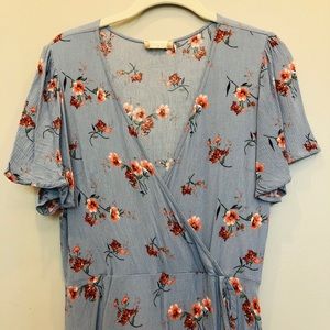 Altair’s State Floral Wrap Dress